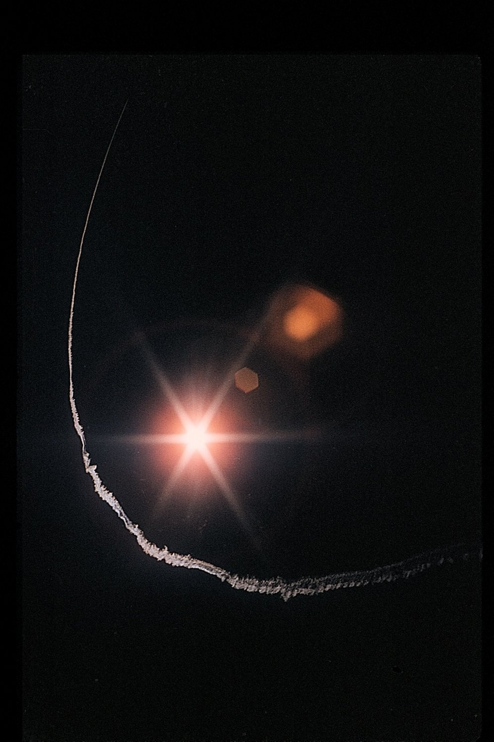  - Contrail around the sun - San Francisco - - art  - photography - by Tony Karp